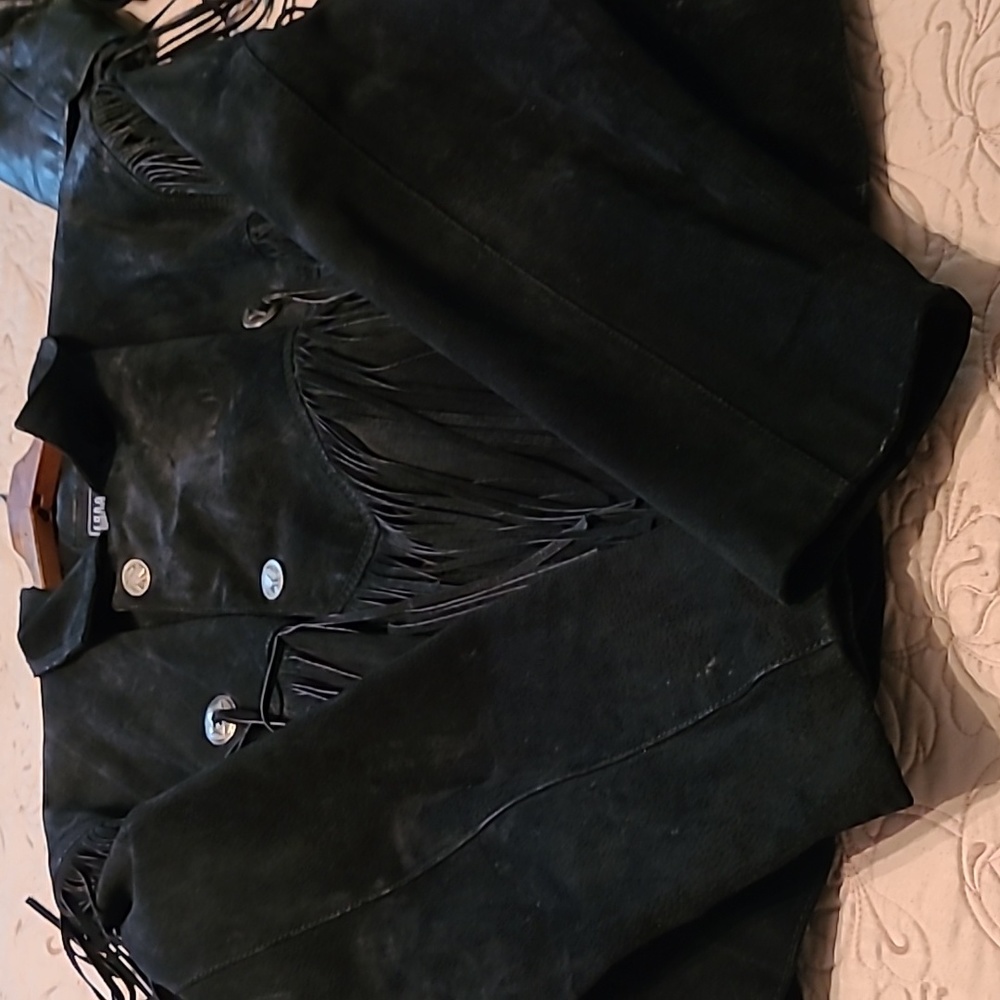 Suede Fringed Jacket - Picture 4 of 11